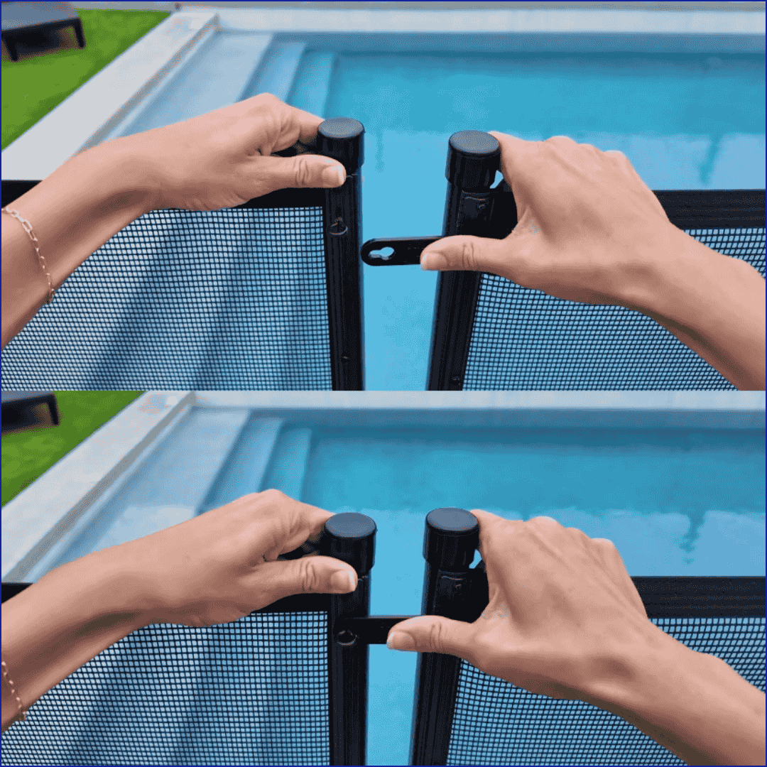 Quick Lock Latch Easy Quick Lock Latch connector for a quick and easy section opening