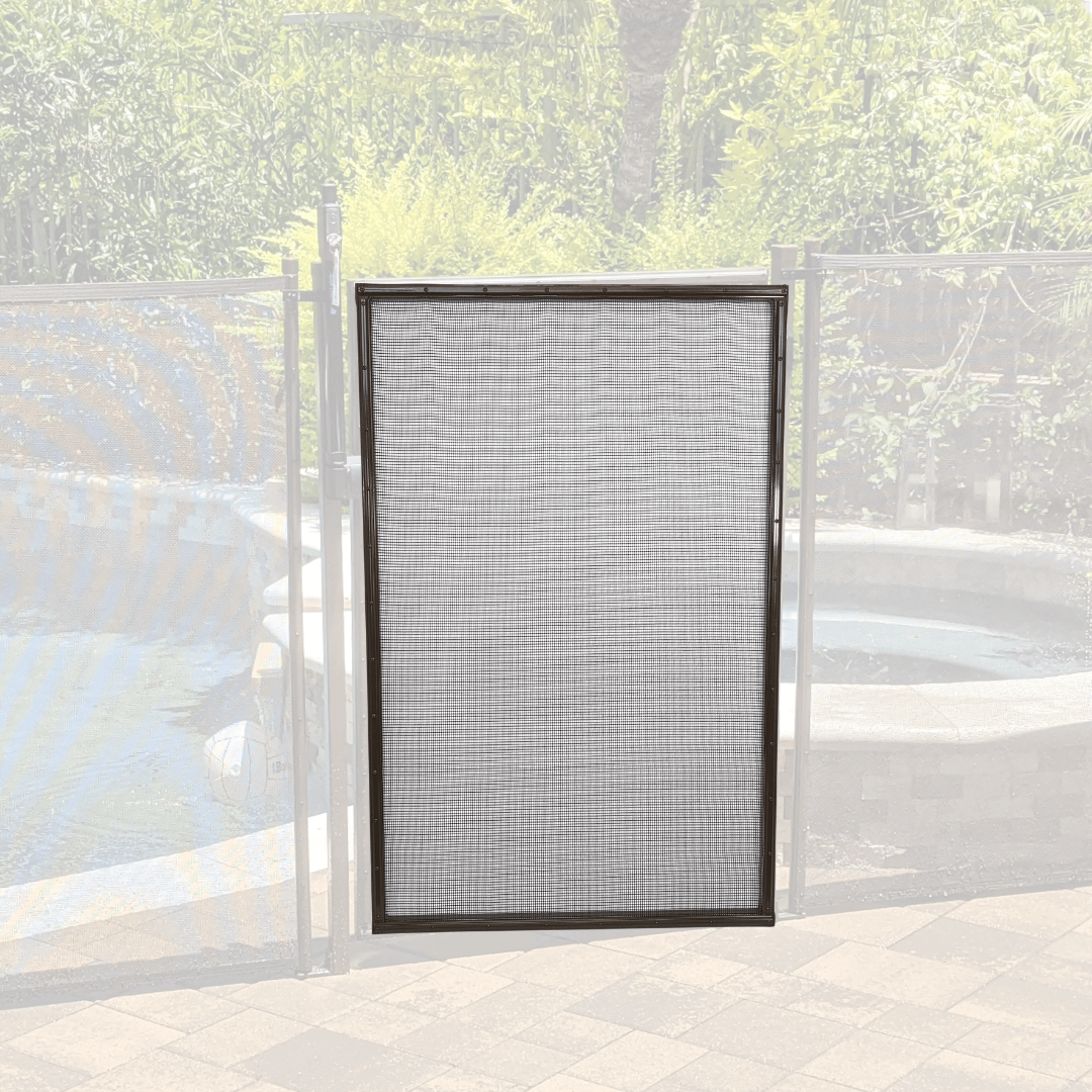 Pool Fence Gate Frame for a Self-Closing Gated Entry Pool Fence Gate Frame for a Self-Closing Gated Entry