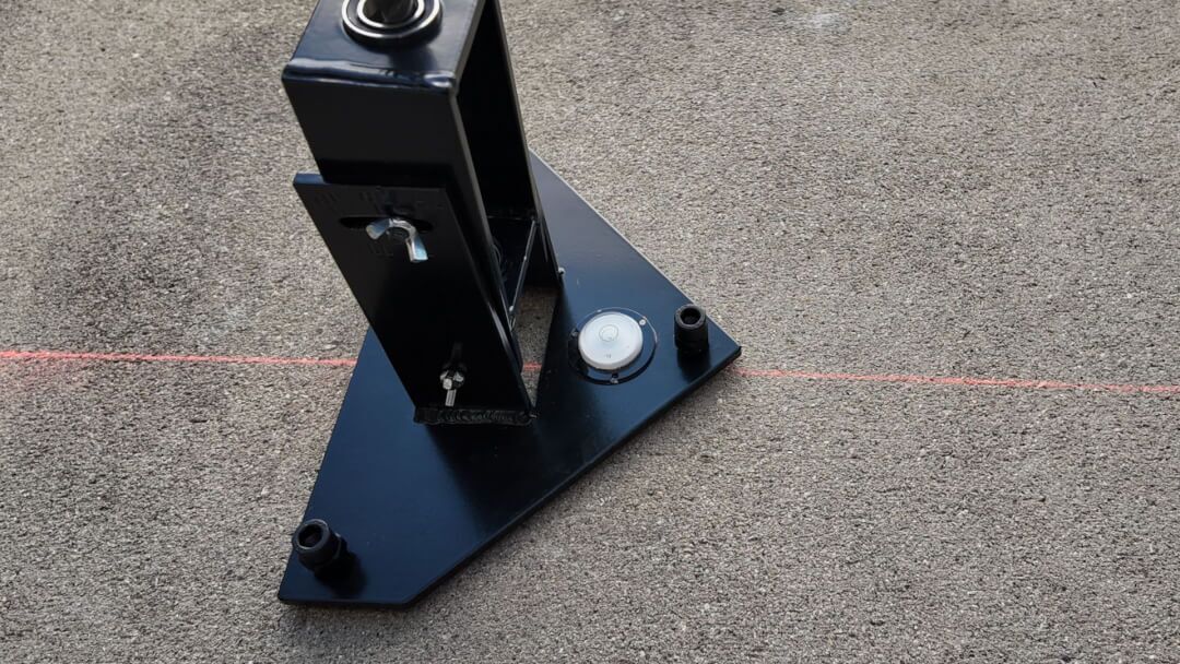 Hammer Drill Guide for Peg Pole Drilling Hammer Drill Guide for Peg Pole Drilling