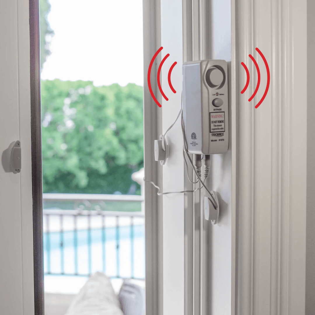 Techko Safe Pool Alarm | S187D S187D Alarm with Noise graphic