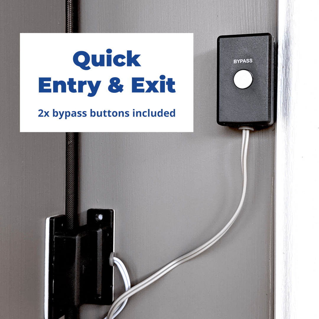 Alarm Bypass Button - installed Alarm Bypass Button - installed