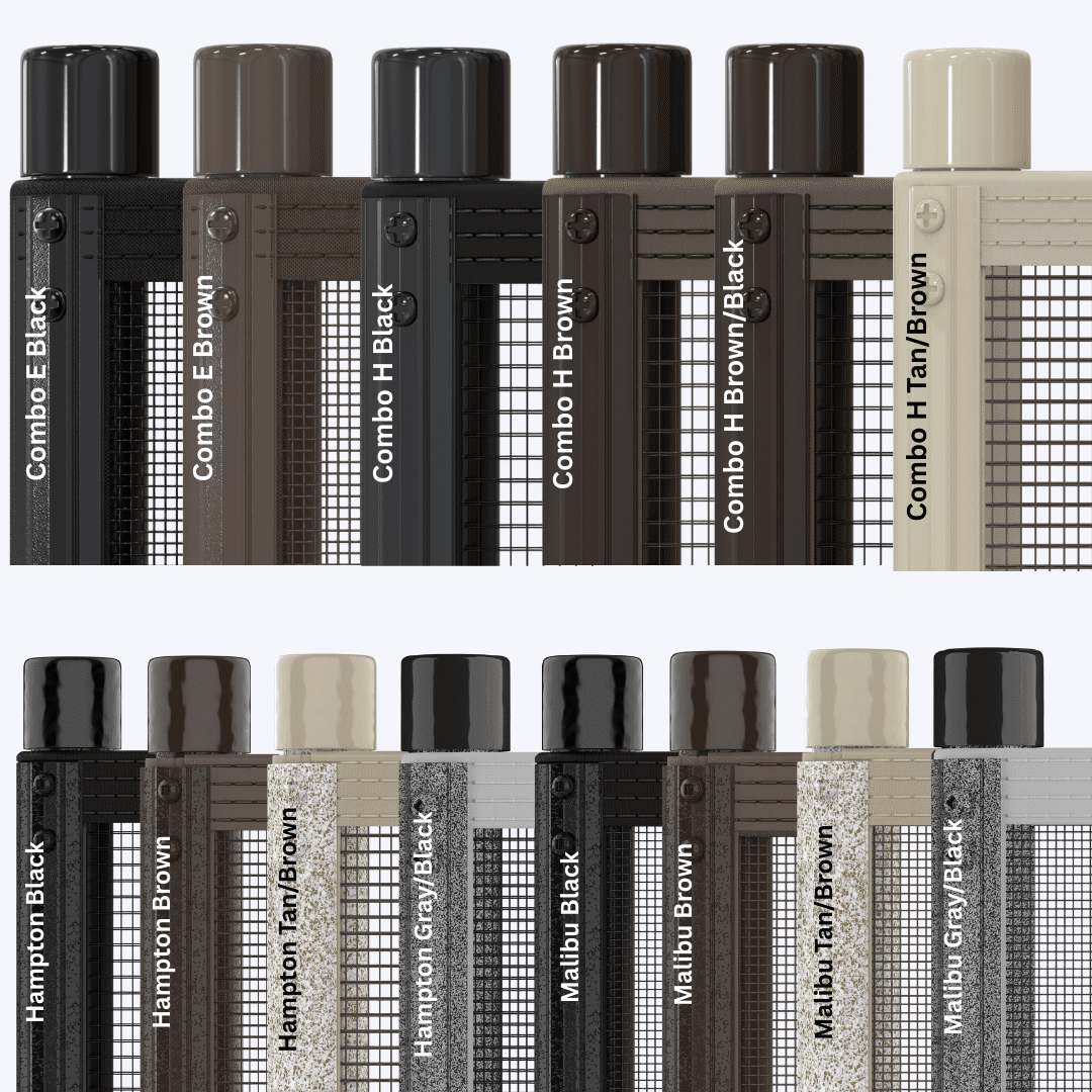 Pool Fence styles with names