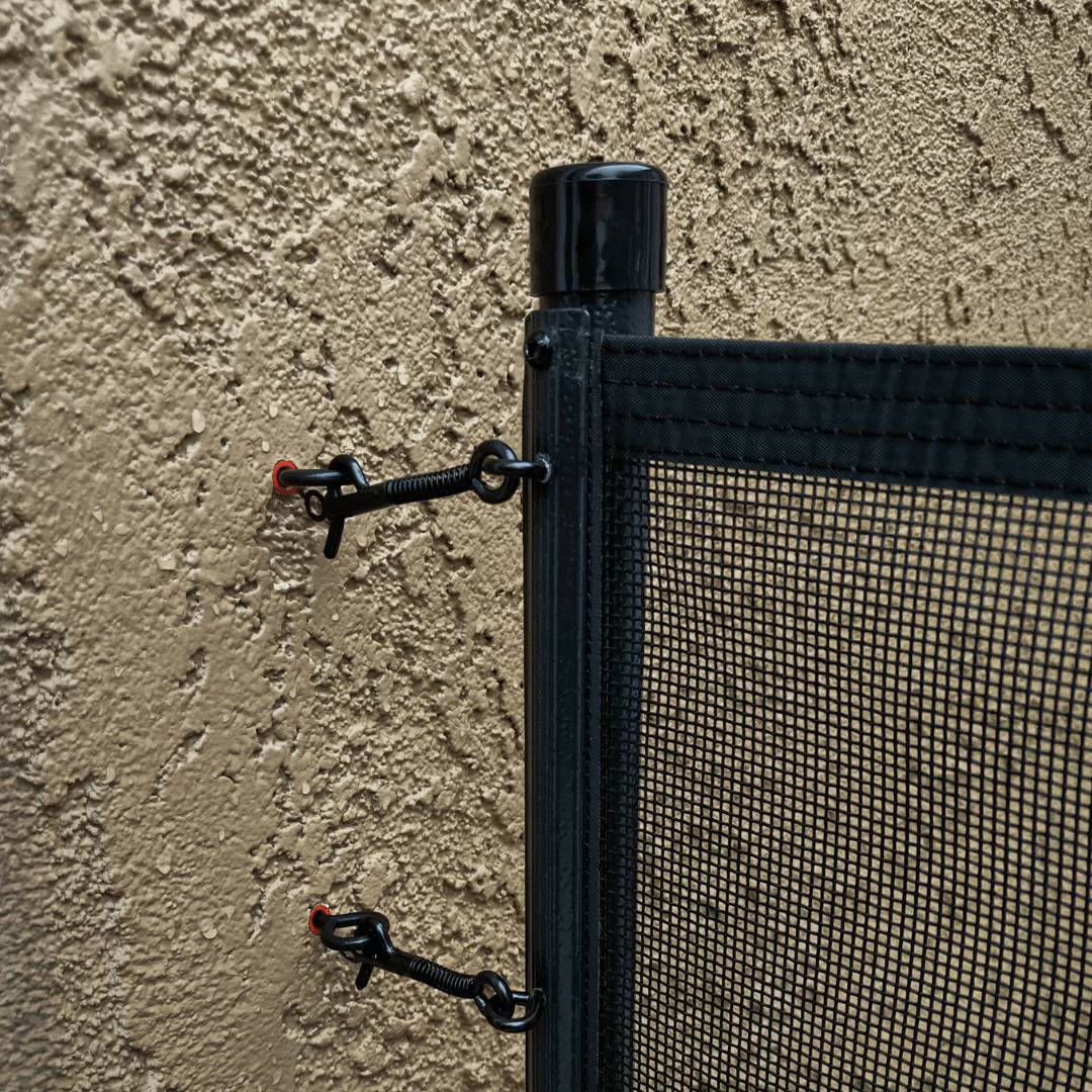 "Wall Attachment Component Kit with Black Section Latches and Eye Screws "Wall Attachment Component Kit with Black Section Latches and Eye Screws