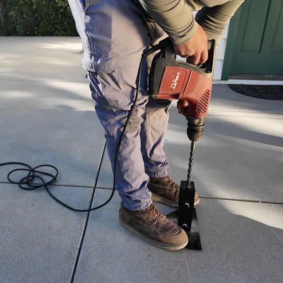 Hammer Drill Guide - Side View 2 Hammer Drill Guide - Side View 2