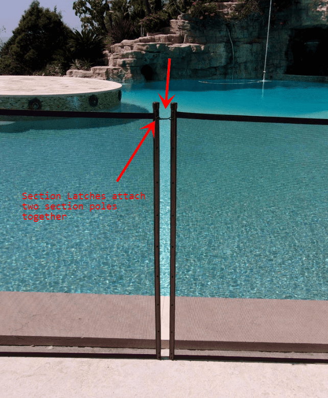 Section Latch Installed Section Latch Installed