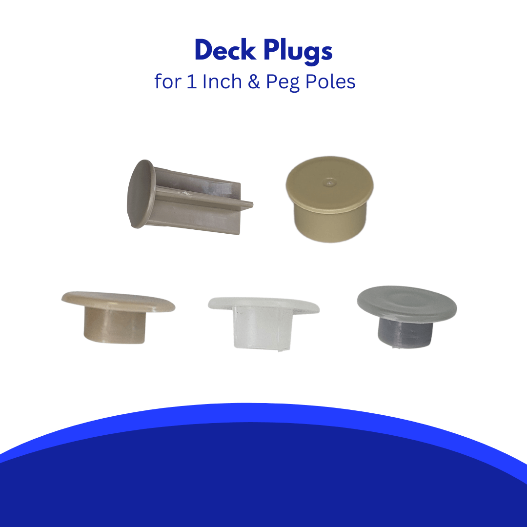 Deck Plugs for 1-inch and Peg Poles Deck Plugs for 1-inch and Peg Poles