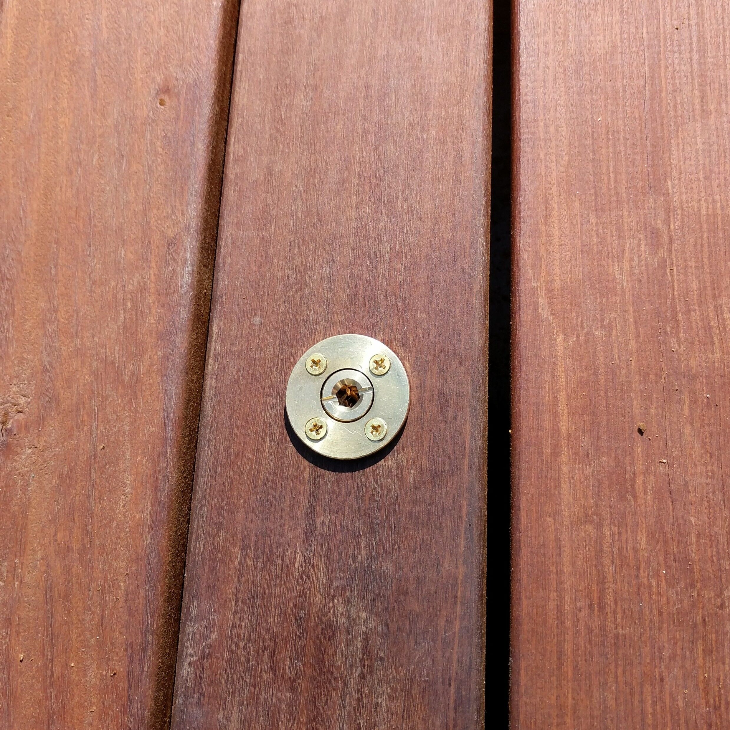 Threaded Brass Anchor Threaded Brass Anchor for Wood Deck Installation of Safety Nets