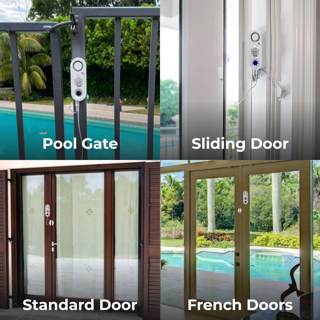 Techko Strobe Safe Pool Alarm - installed on doors-gates Techko Strobe Safe Pool Alarm - installed on doors-gates