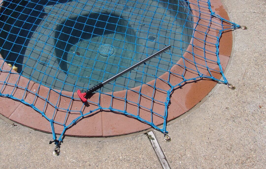 Round-Loop-Anchor-Clip Round Loop Tool & Allen Key on Safety Net with Round Loop Clips