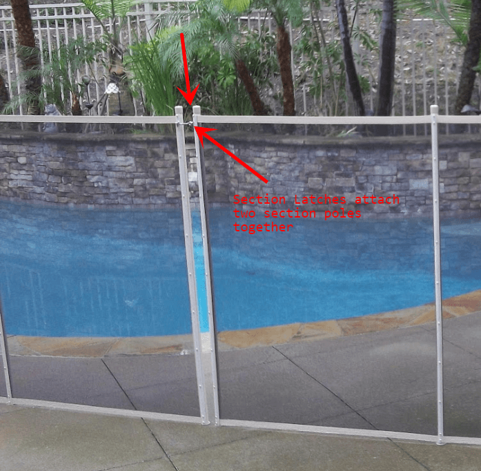 Section Latch Installed Section Latch Installed