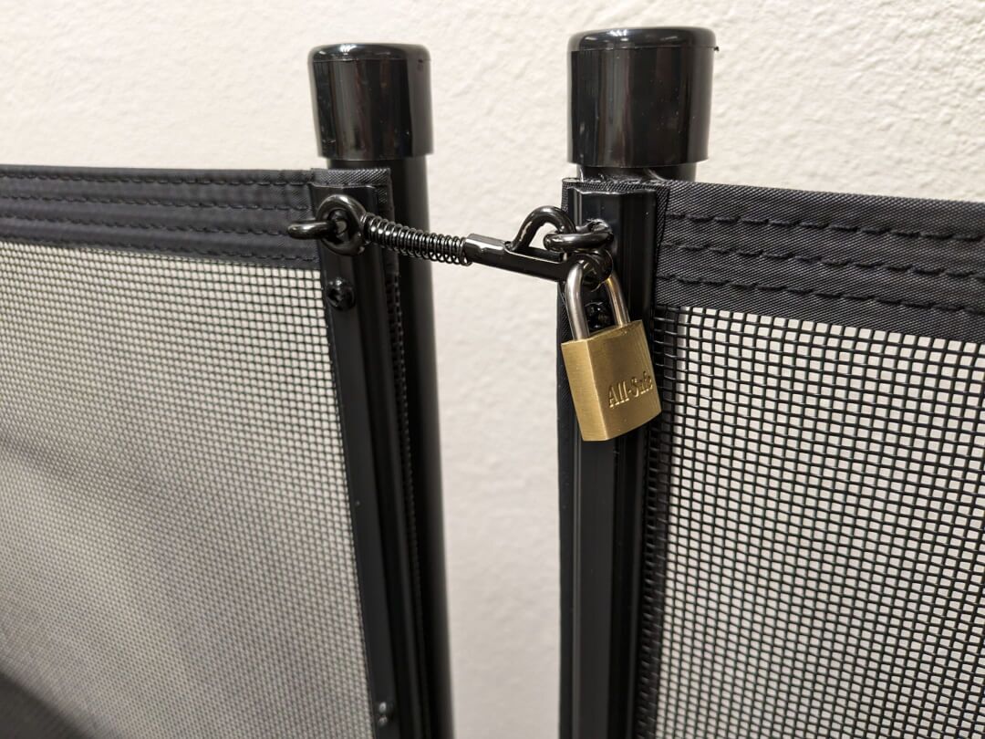 Section Latch Lock shown installed Section Latch Lock shown installed