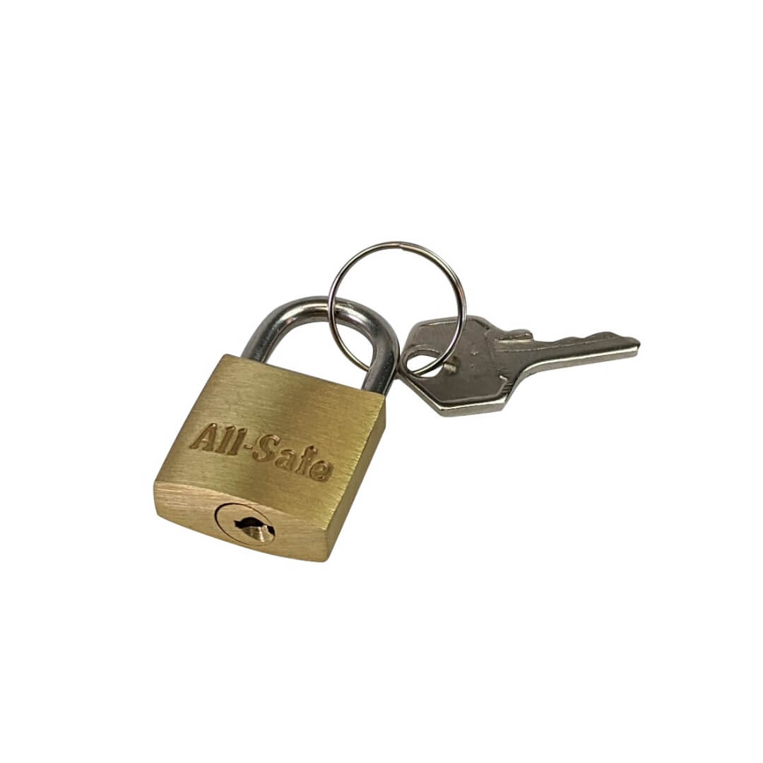 Section Latch Padlock Gold pool fence section padlock with key