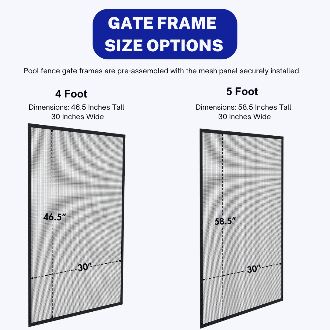 Pool Fence Gate Frames Dimensions Pool Fence Gate Frames Dimensions